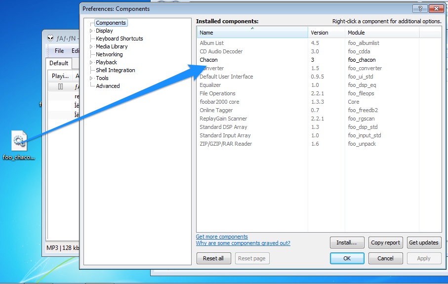 Install chacon plugin